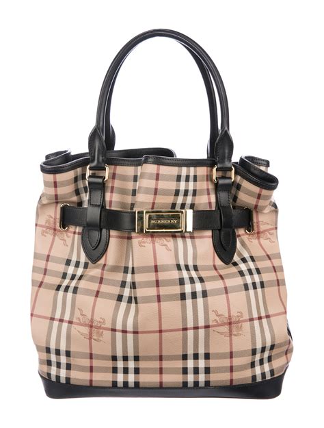 burberry haymarket check tote